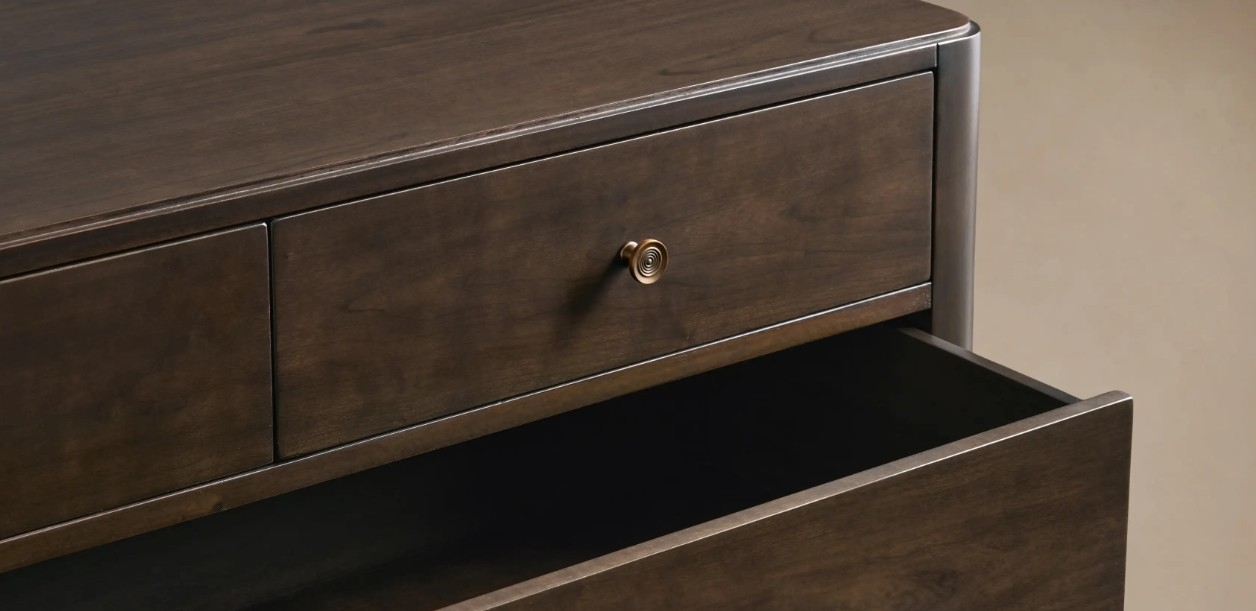 Laurent Seven-Drawer Dresser in Wood Brown  Bahasa - Image 1