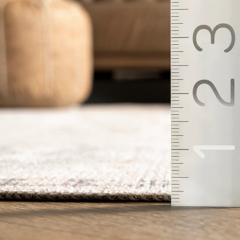 Krystin Machine Washable Distressed Area Rug - Image 1