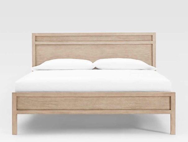 Keane Weathered Natural Solid Wood King Bed - Image 5