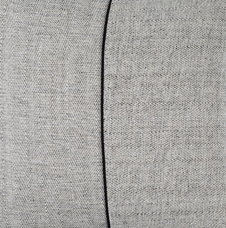 Stitched Linen SCE-002 20"L x 20"W Polyester Filled Pillow - Image 2