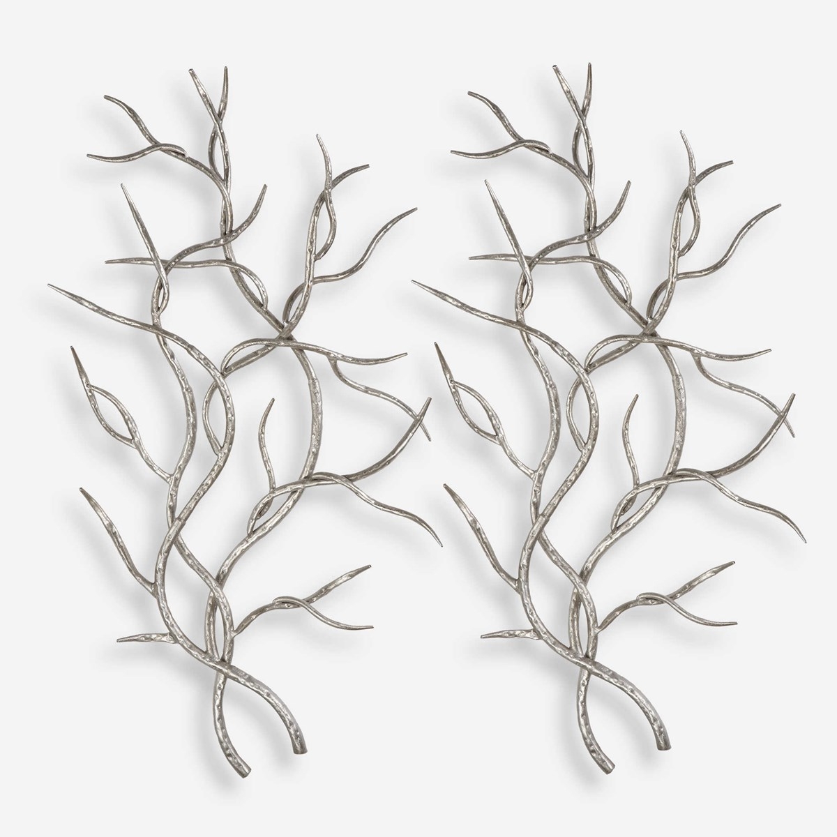 Silver Branches Wall Art S/2 - Image 0
