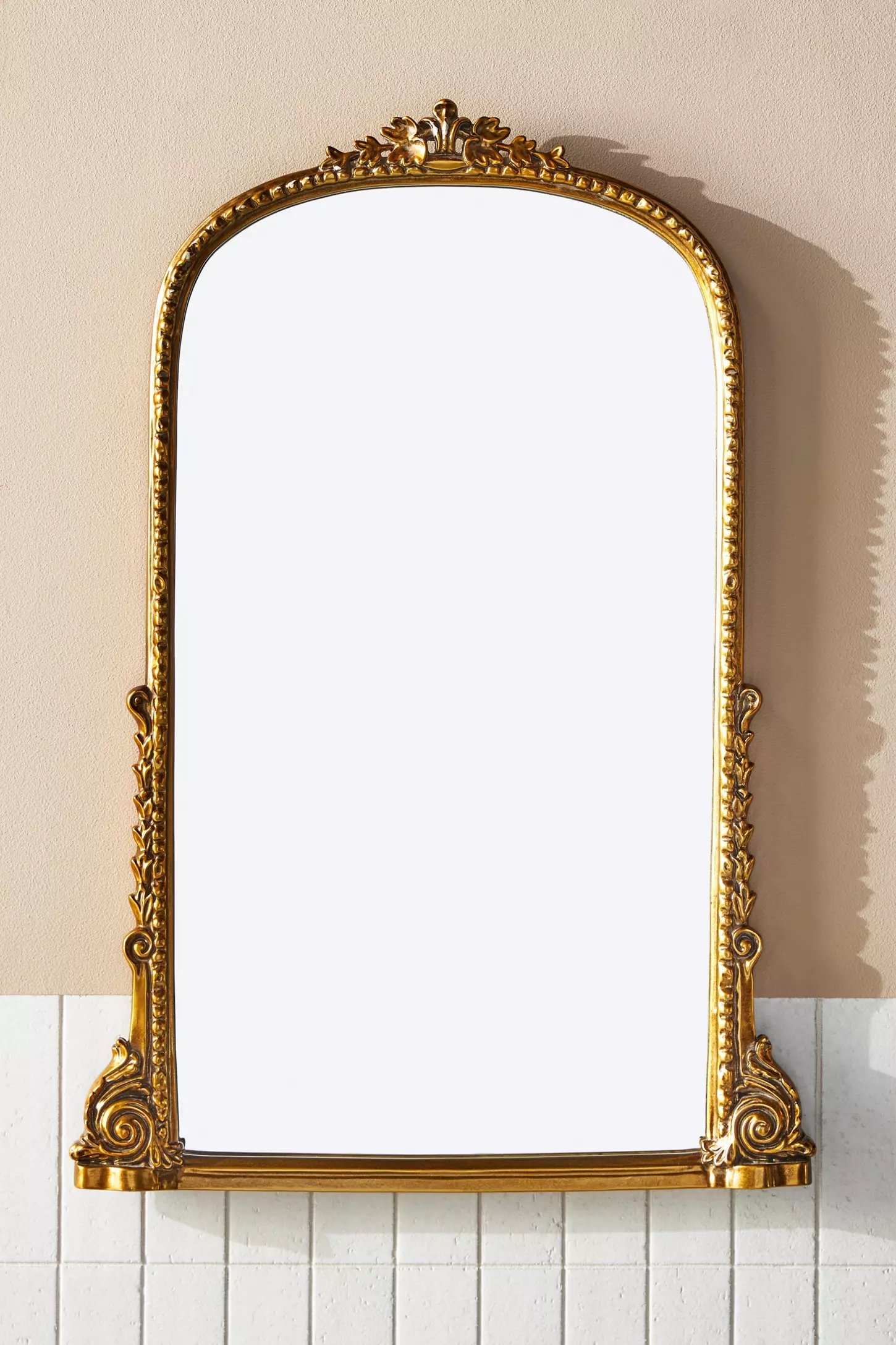 Gleaming Primrose Mirror, Gold - Image 0