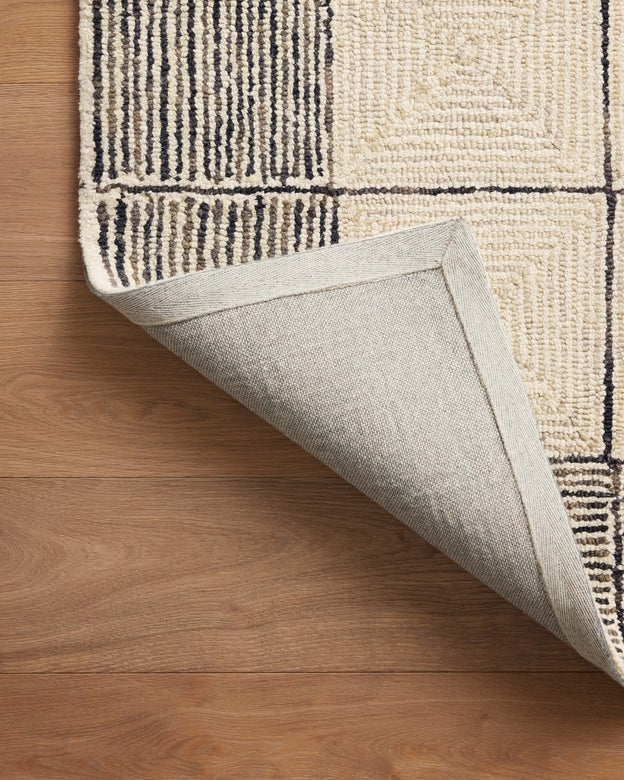 FRA-02 Cream / Black 7'-9" x 9'-9" - Image 4