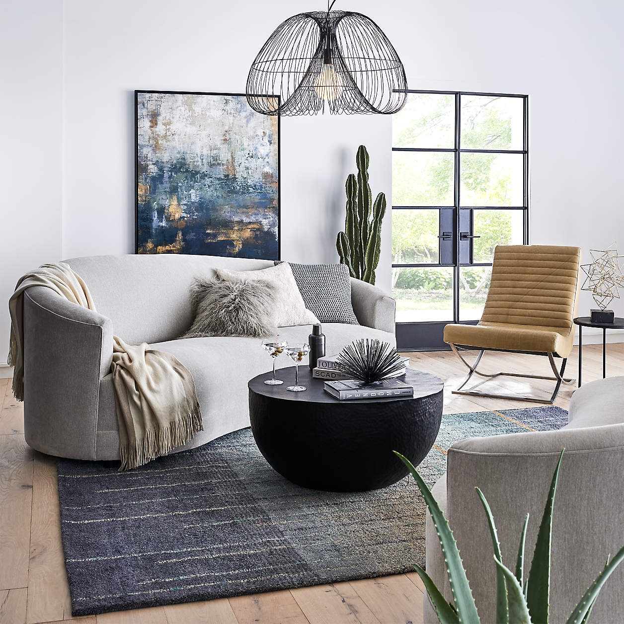 Fernando Metal Drum Coffee Table - Image 2