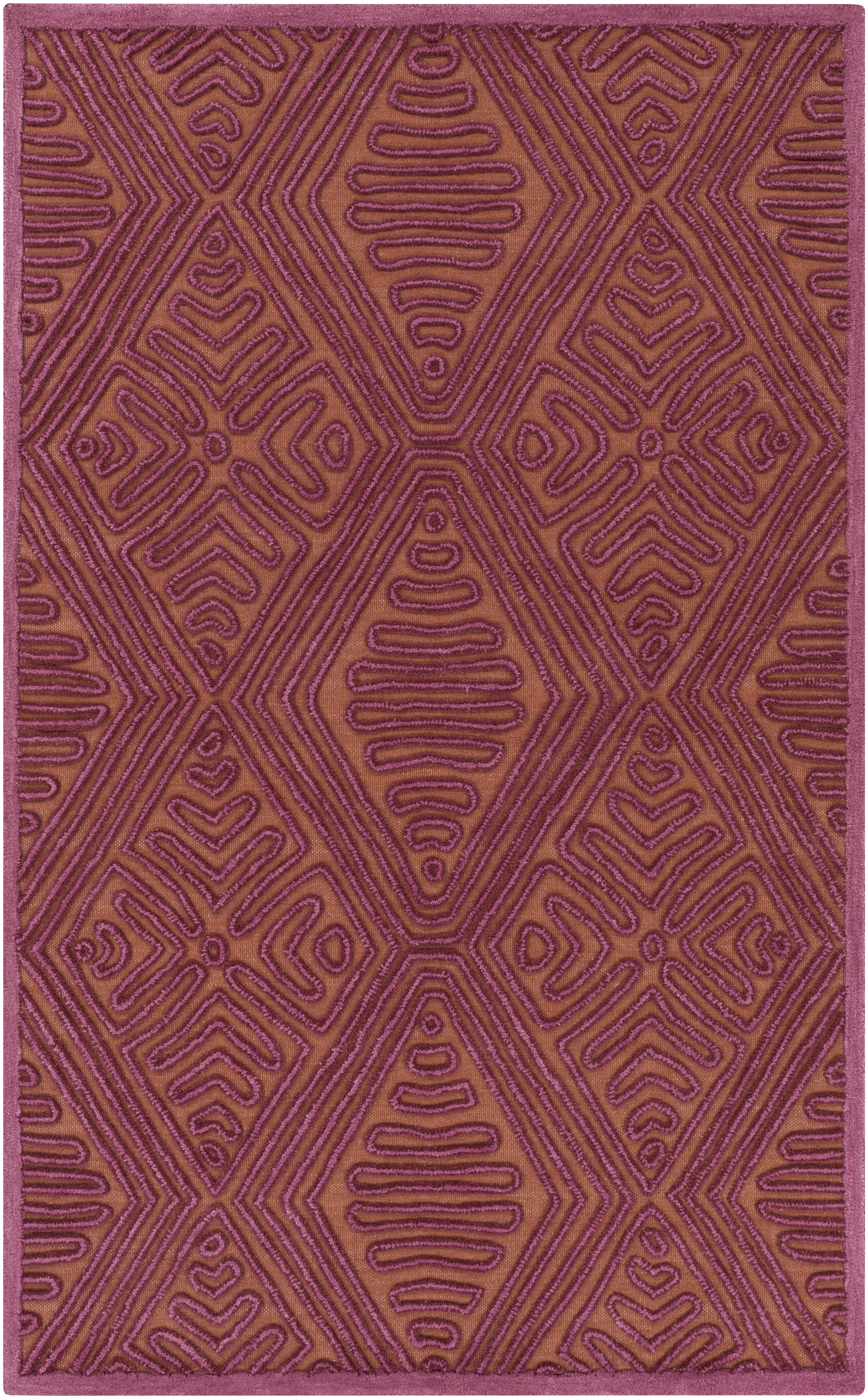 Tulemola Purple Indoor 2'6" x 8' Handmade Rug - Image 4