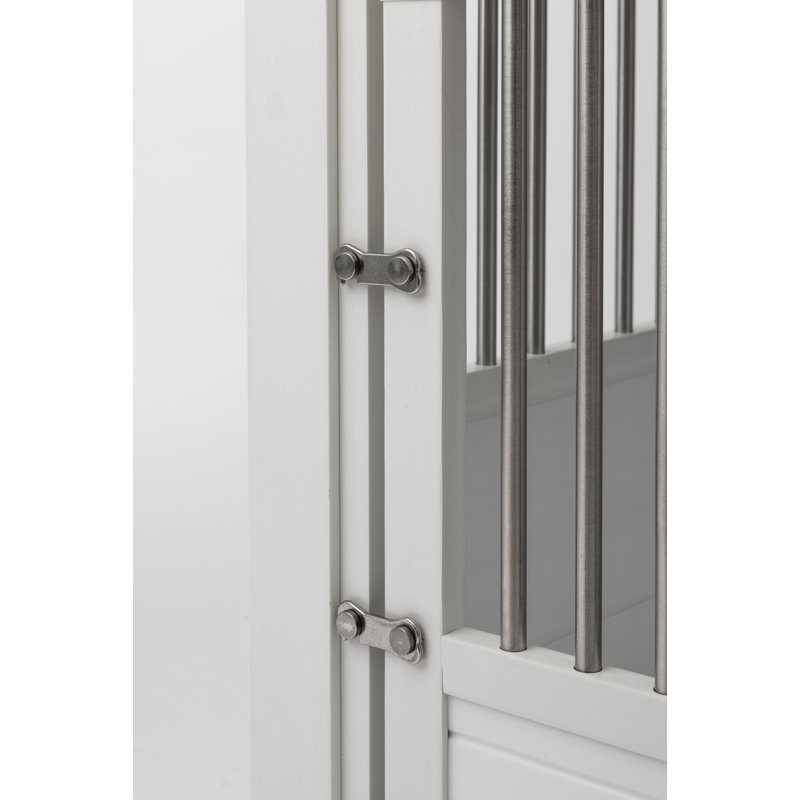 Ginny Pet Crate - Antique White, Large - Image 2