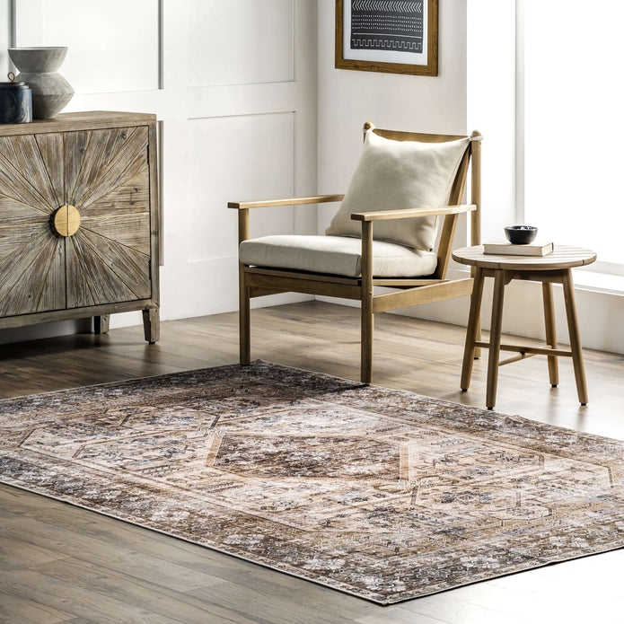 Paneled Oracle Washable Area Rug - Image 1