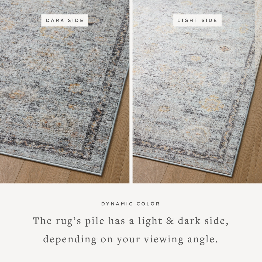 MON-04 Sky / Gold Rug, 9'3" x 13' - Image 2