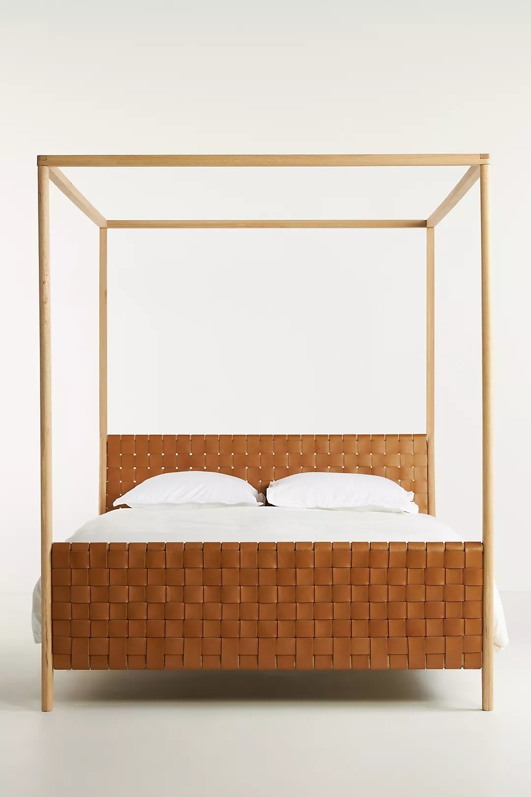 Leather Cove Canopy Bed - Image 1