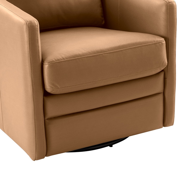 Alfonso Upholstered Swivel Armchair - Image 1