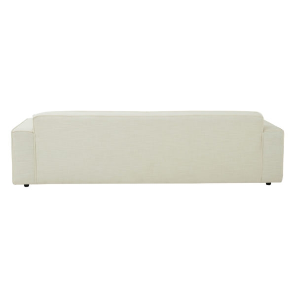 Olafur Cream Linen Sofa - Image 3