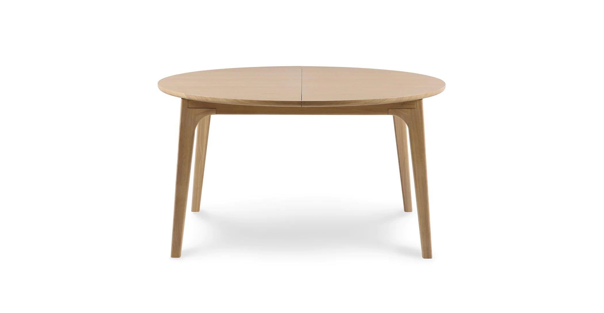 Plumas 55" - 74.75" Extendable Dining Table - White Oak - Image 1