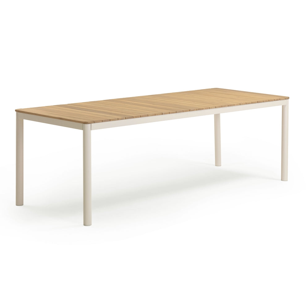 Sardinia Light Teak Outdoor Dining Table - Image 0