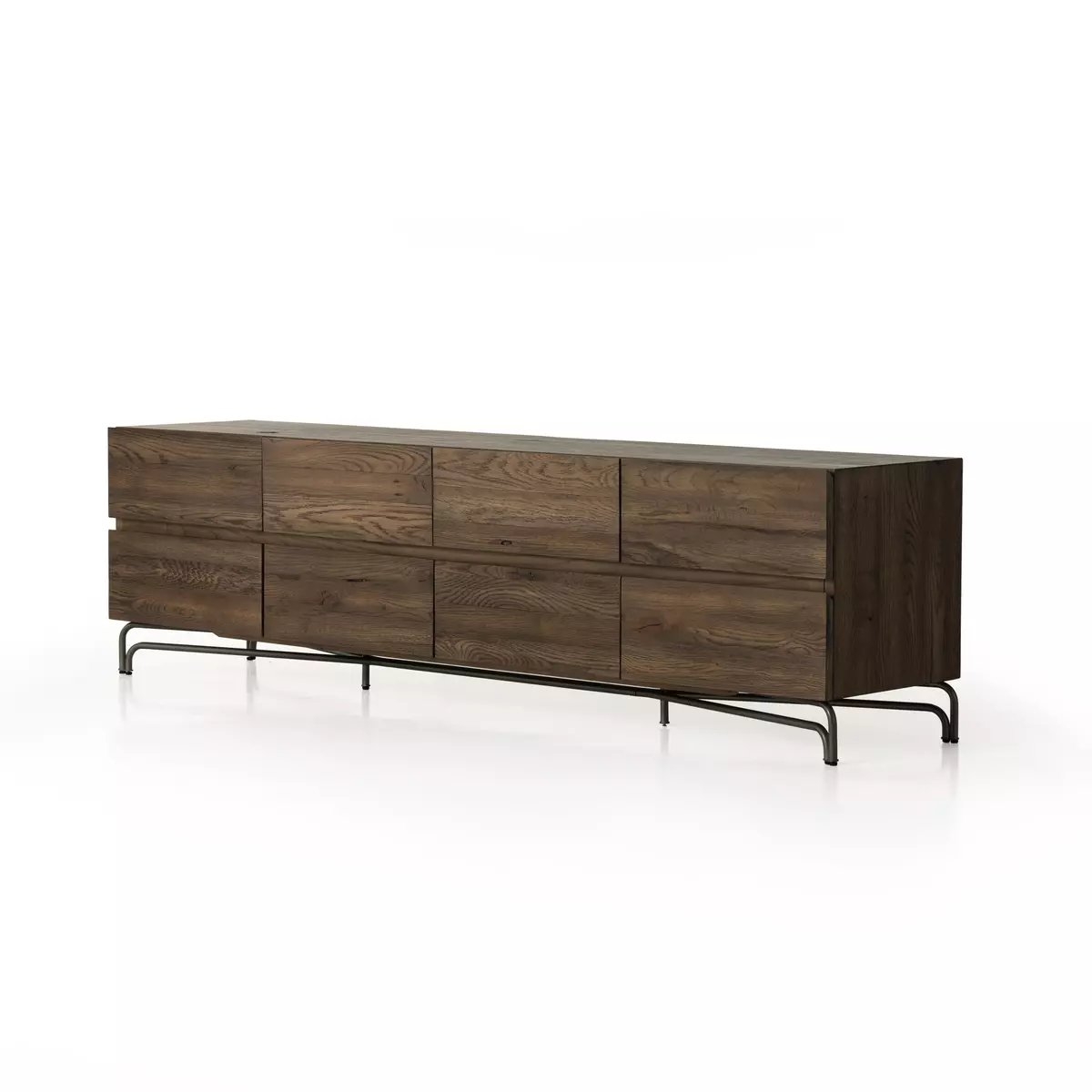 Marion Media Console-Rustic Fawn Veneer - Image 1