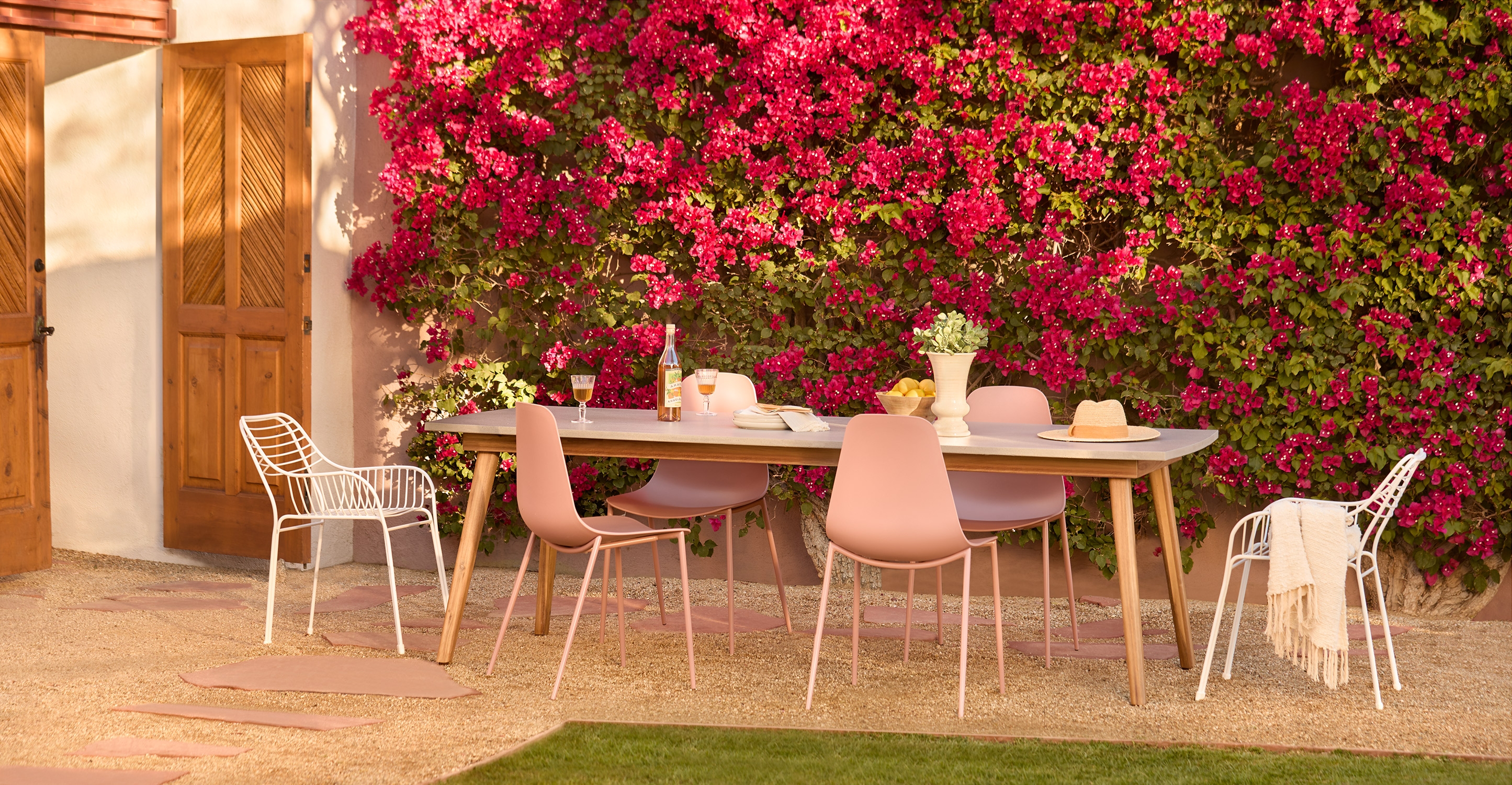 Svelti Dusty Pink Dining Chair - Image 3