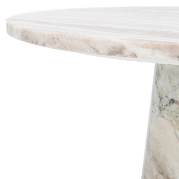 Valentia Tall Round Marble Accent Table - Image 3