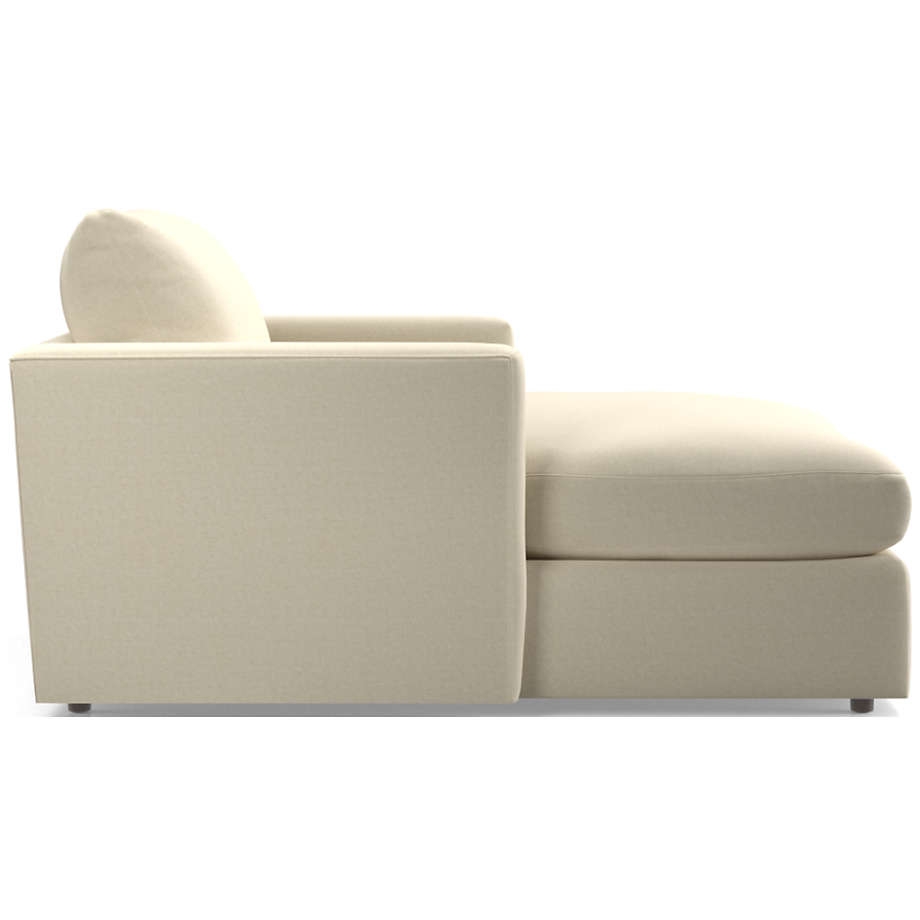 Lounge Chaise - Taupe - Matte Velvet - Image 0