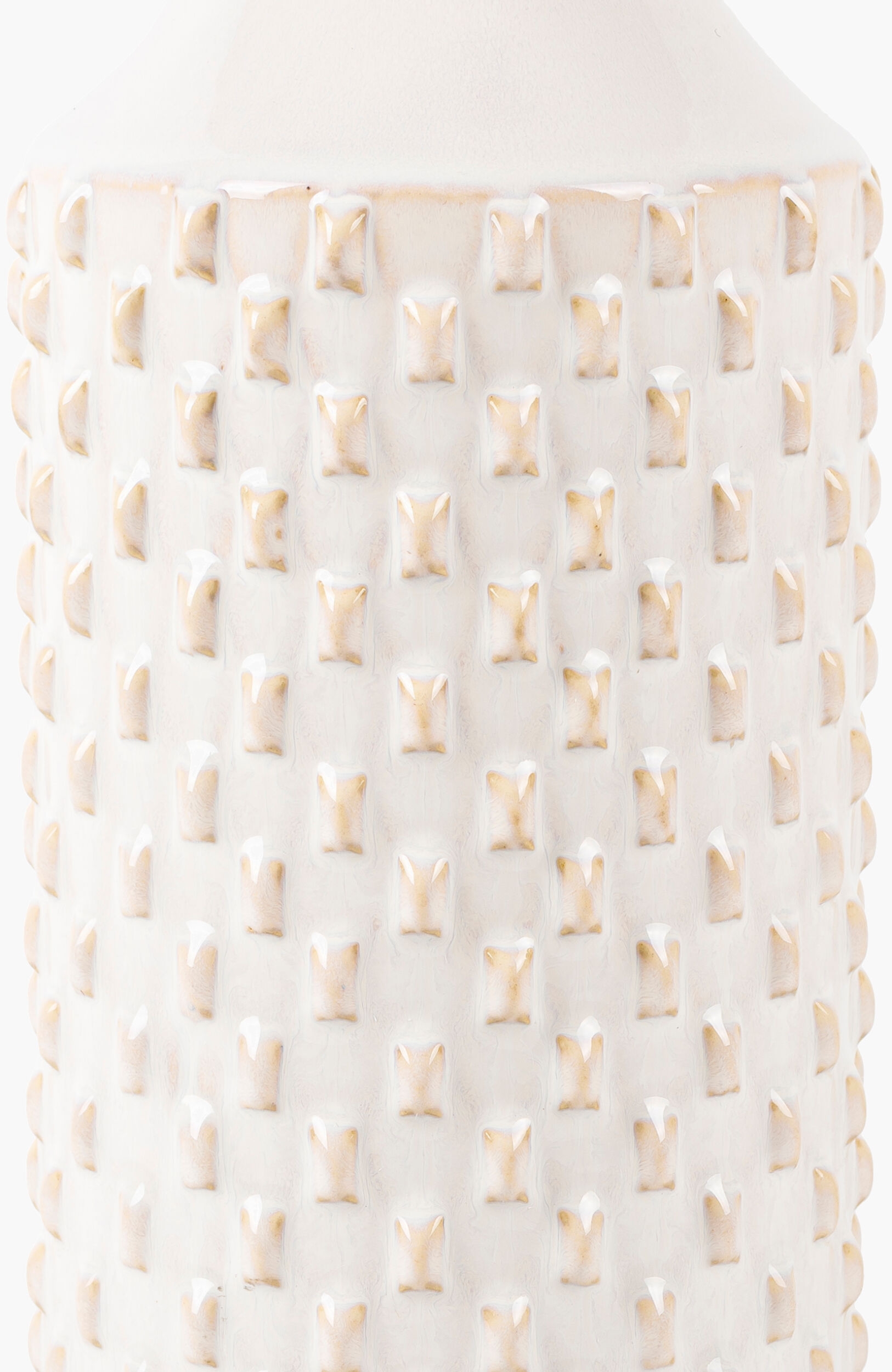 Jessore White Glazed 25"H x 13"W x 13"D Accent Table Lamp - Image 2