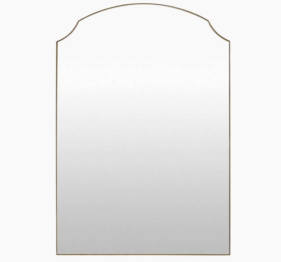 Landon Gold 38"H x 52"W x 2"D Mantel Mirror - Image 0