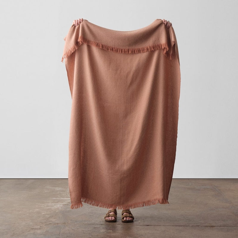 The Citizenry La Calle Alpaca Throw | Clay - Image 1