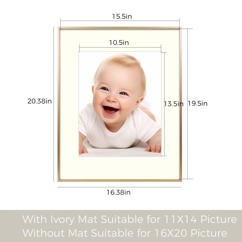 Wayfair Basics® Aluminum Thin-Border Design Picture Frame - Image 2
