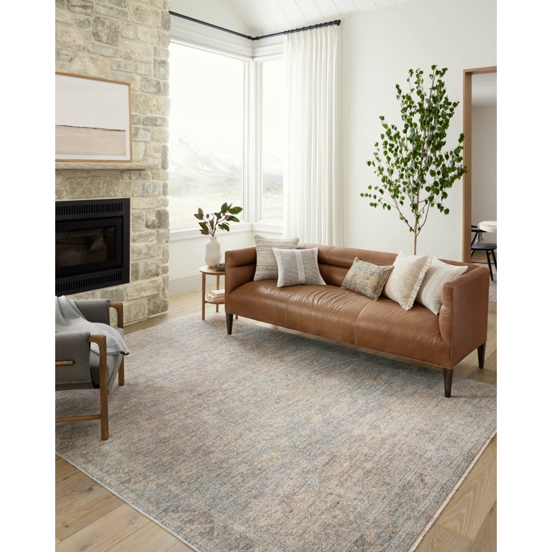 Angela Rose x Loloi Blake Sky / Beige Area Rug - 9' x 13' - Image 1