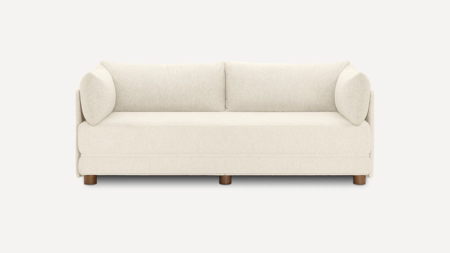 Shift Sleeper Sofa - Moss Green - Performance Basketweave - Image 4