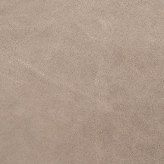 Fiona Leather Accent Chair - Fossil - Matte Brass Leg - Image 6