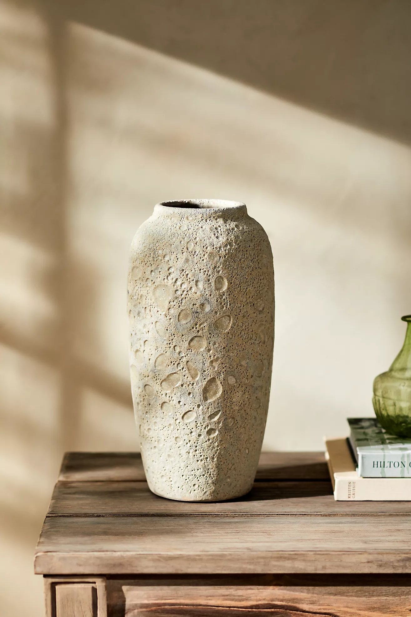 Textured Cream Vase - Image 1