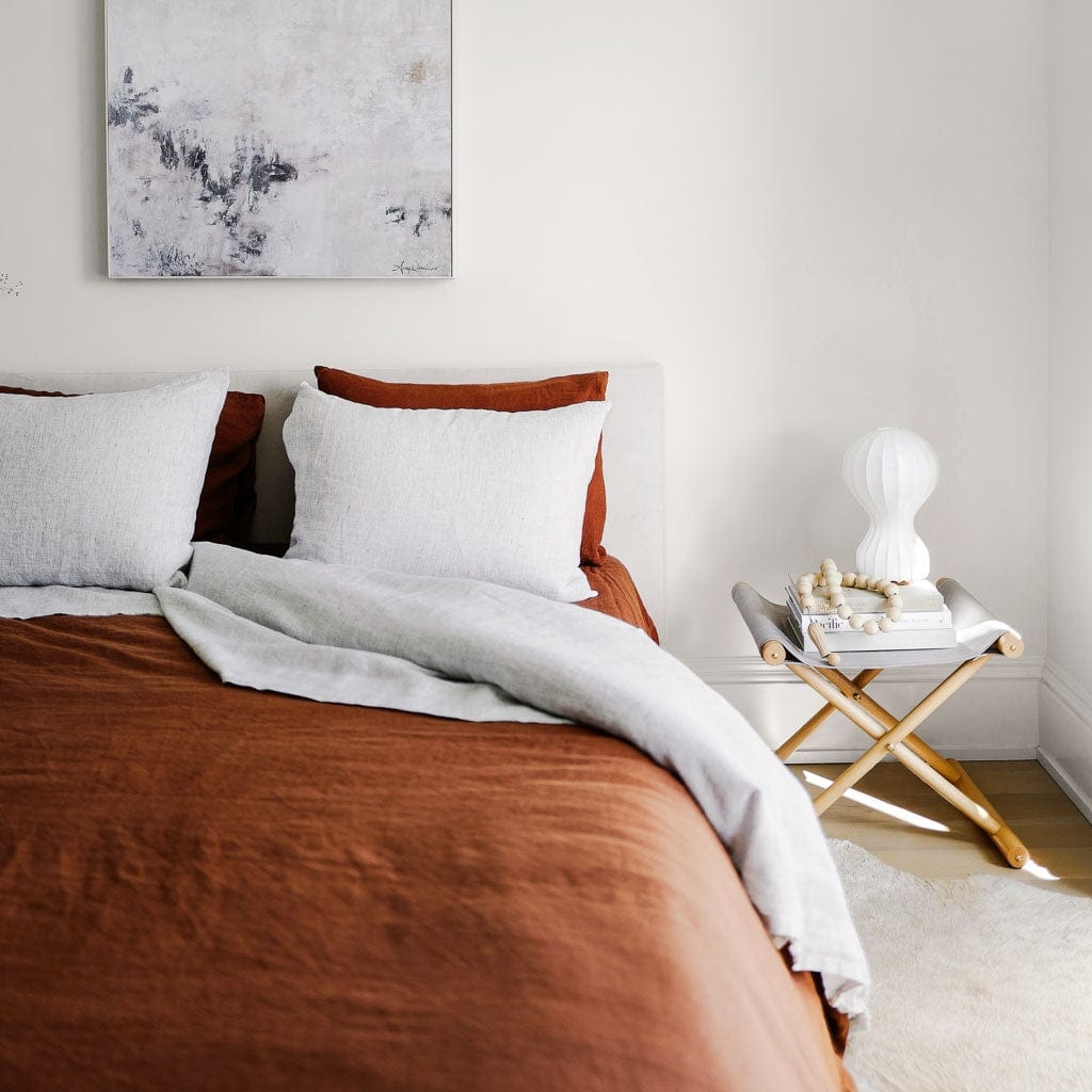 The Citizenry Stonewashed Linen Duvet Cover | King/Cal King | Duvet Only | Sienna - Image 4