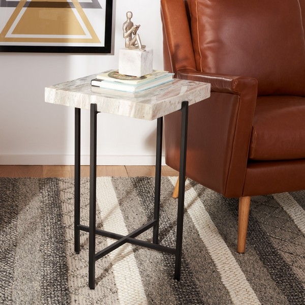 Tenzin Stone Top Accent Table - Image 6