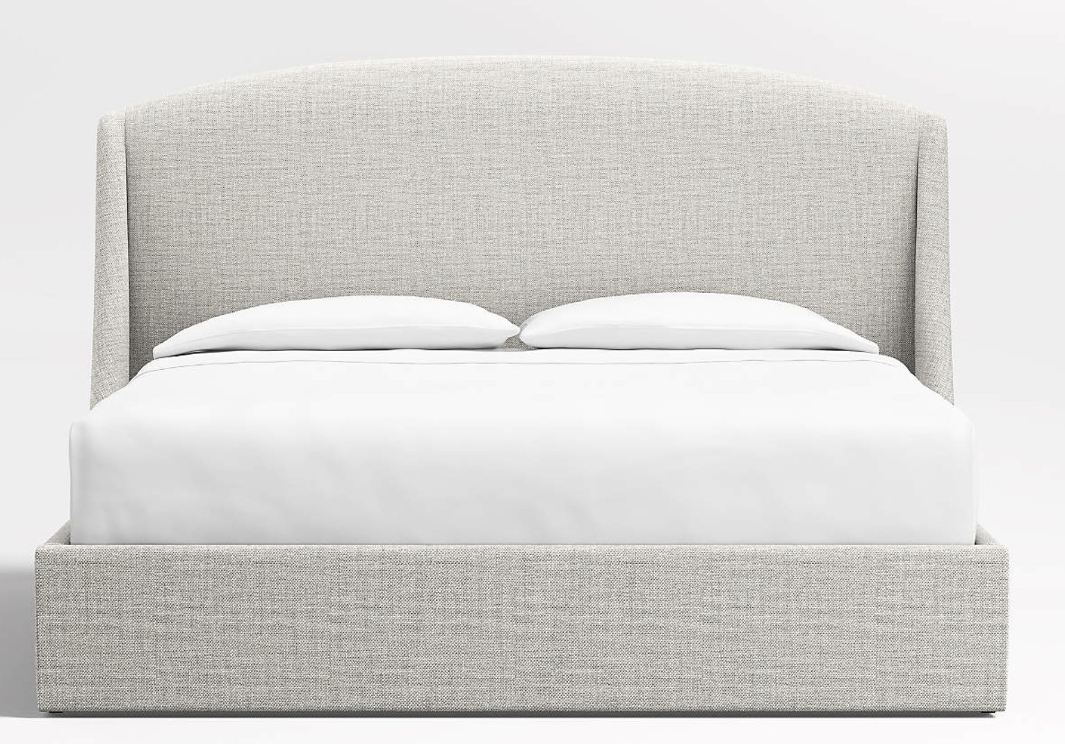 Lafayette Mist Grey Upholstered King Bed - Image 0