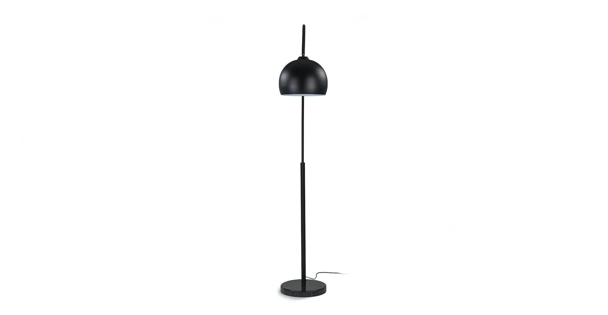 Crescent Black Floor Lamp - Image 1