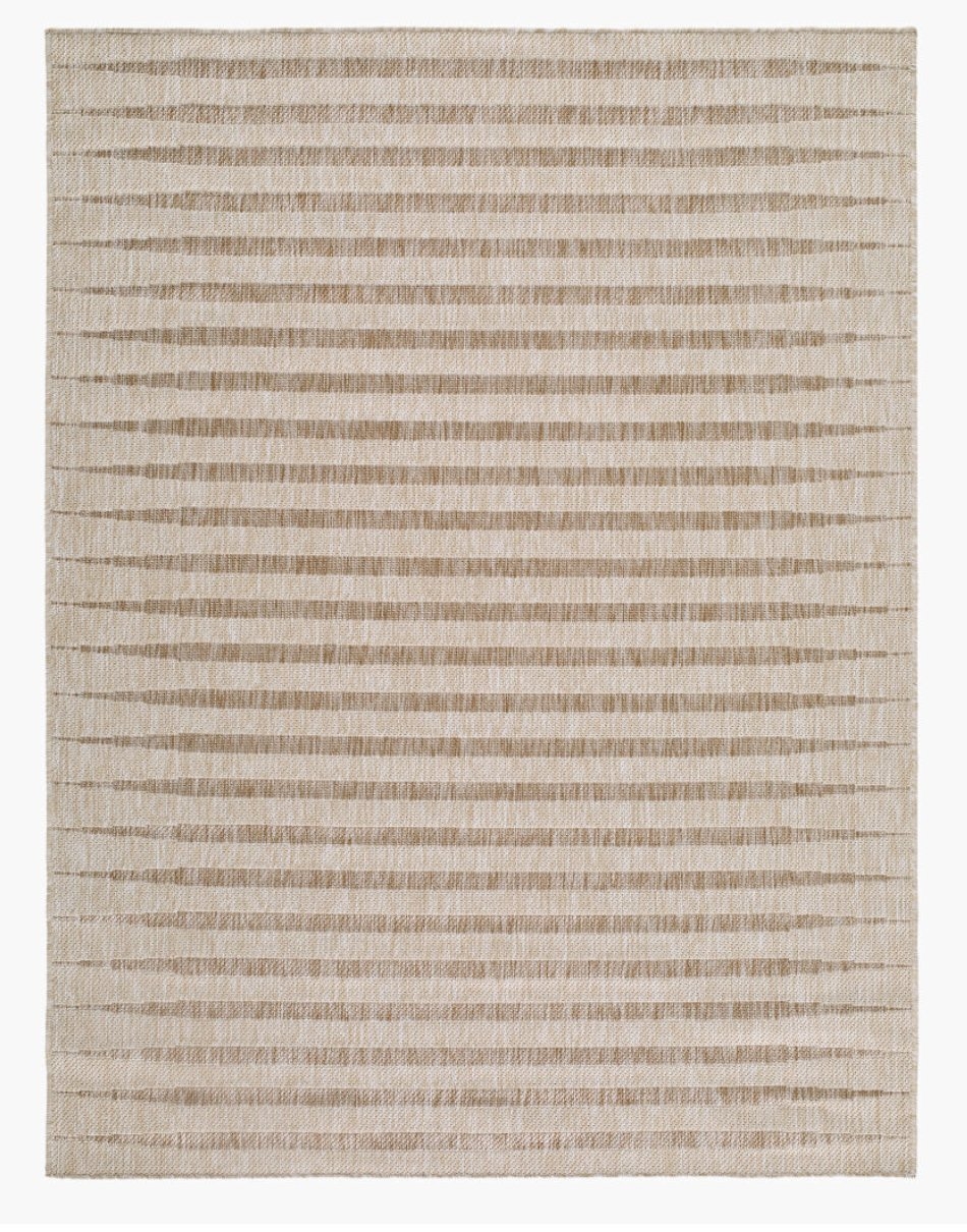Agave White Outdoor 7'10" x 10' Machine Woven Rug - Image 0