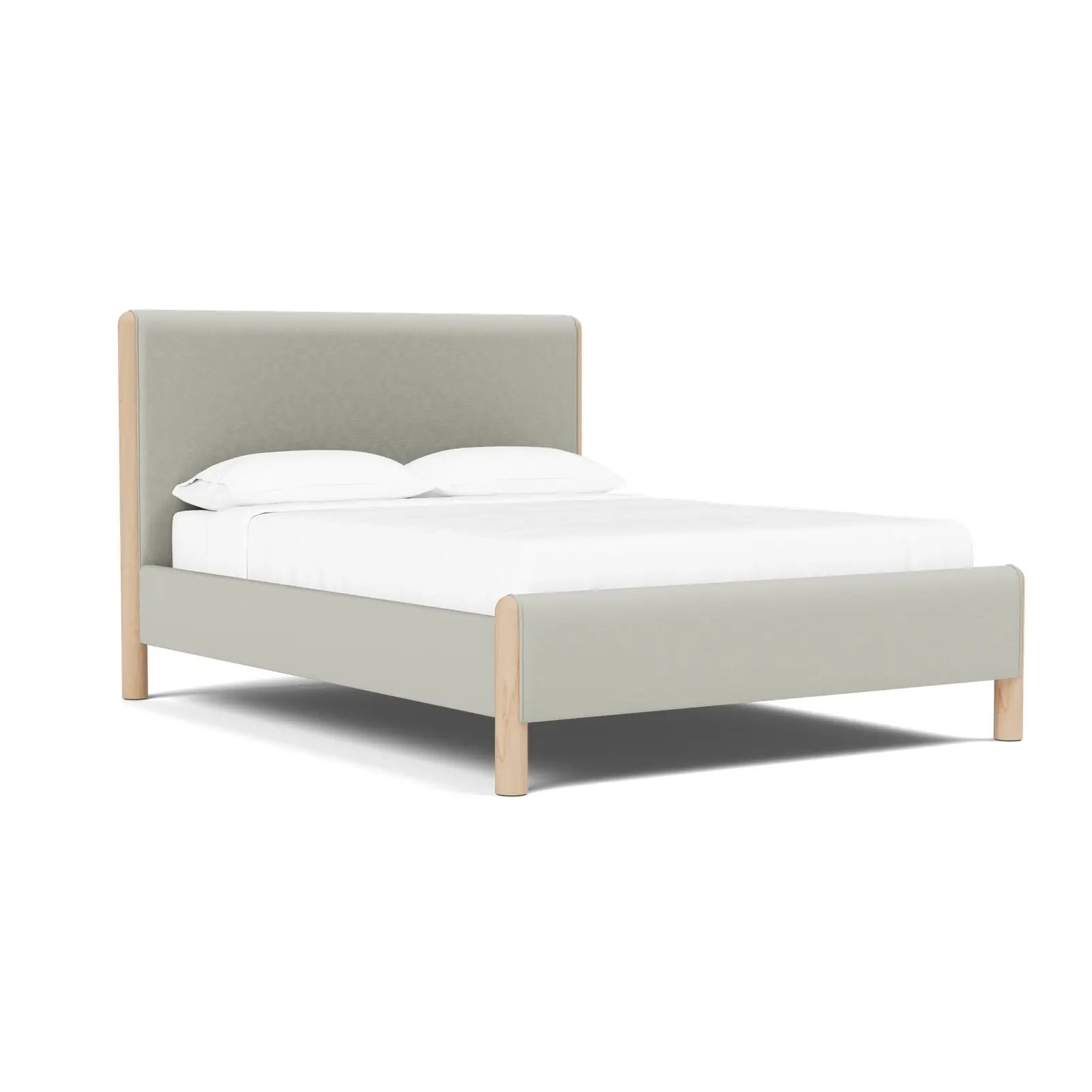 The Citizenry Laurel Bed with Low Footboard | Queen | Natural - Image 0
