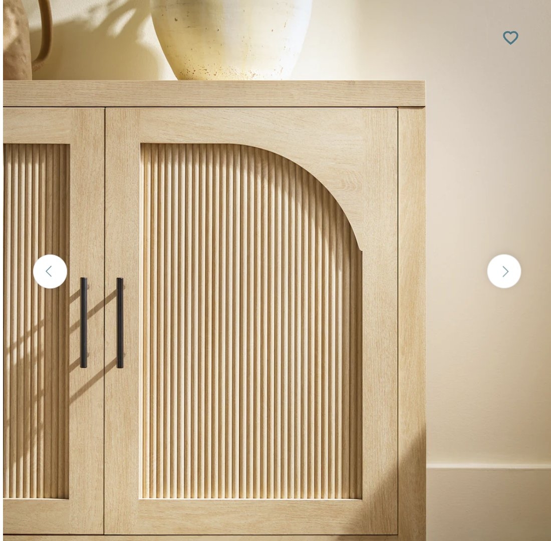 Sasha Modern Reeded Sideboard / TV Stand - Image 2