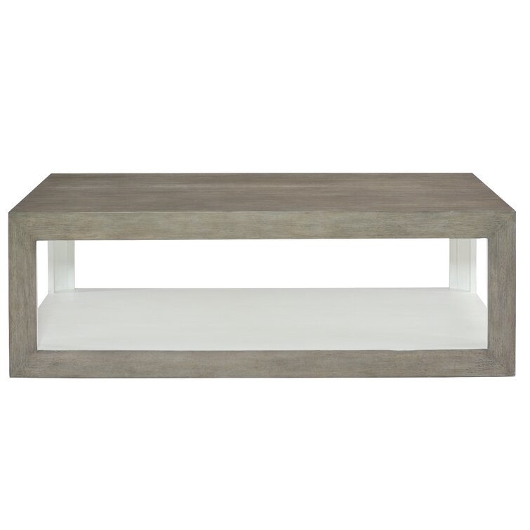 Bernhardt Oldham Floor Shelf Coffee Table with Storage - Image 0