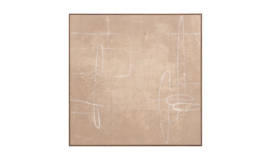 Notion Framed Painting Brown - Image 0