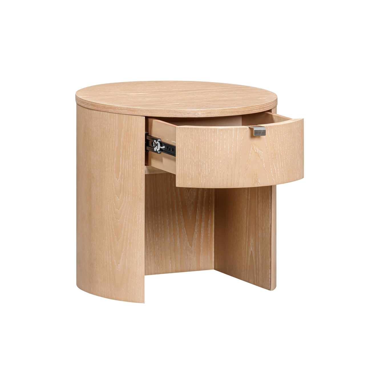 Marlow Wood Round Nightstand - Image 3