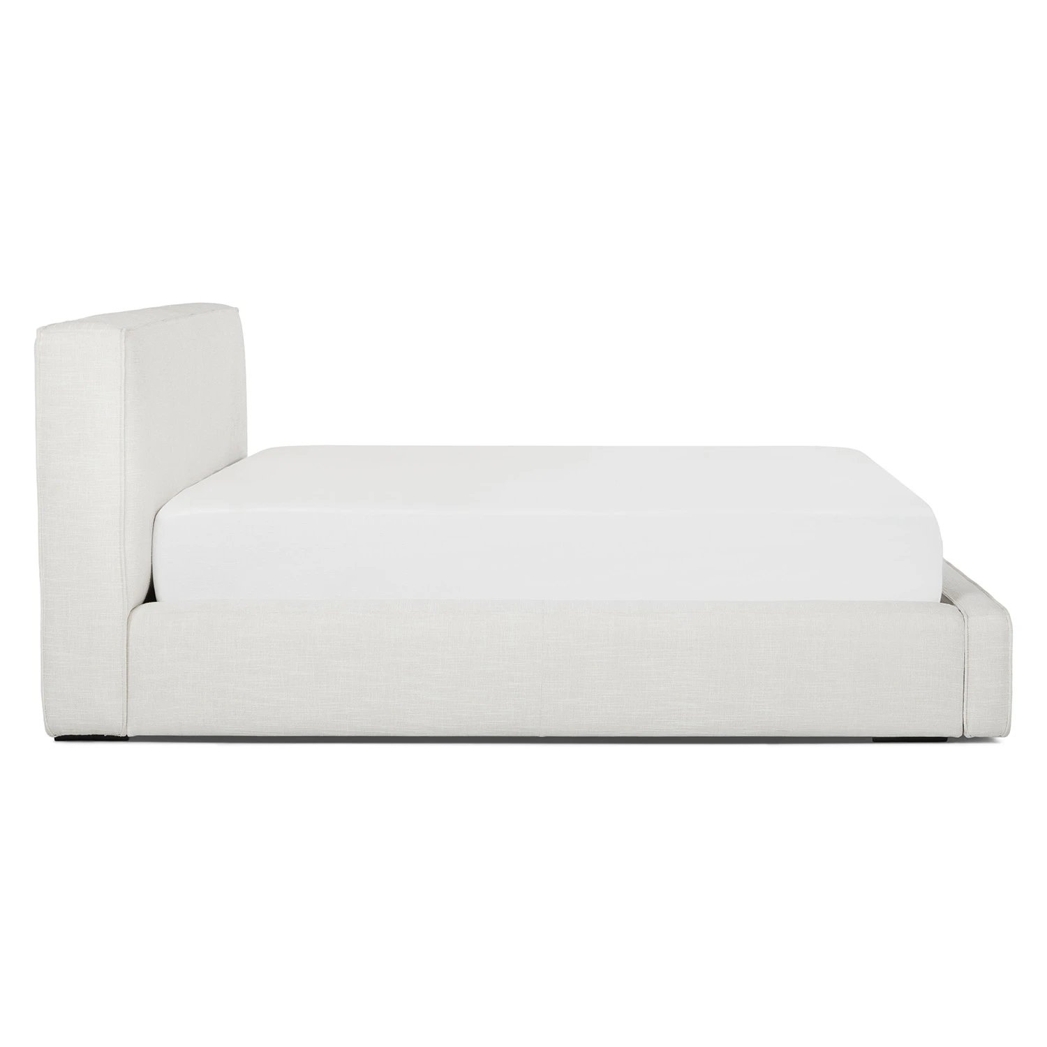 Cigar King Upholstered Storage Bed - Ankara Ivory - Image 4