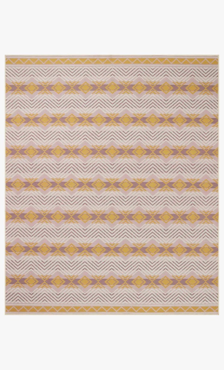 ARI-02 Gold / Lilac 7'-9" x 9'-9" - Image 0