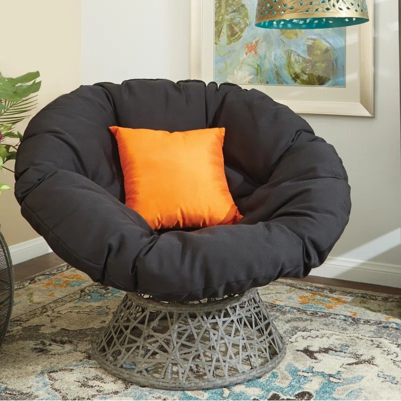 Leianna Upholstered Swivel Accent Chair - Image 1