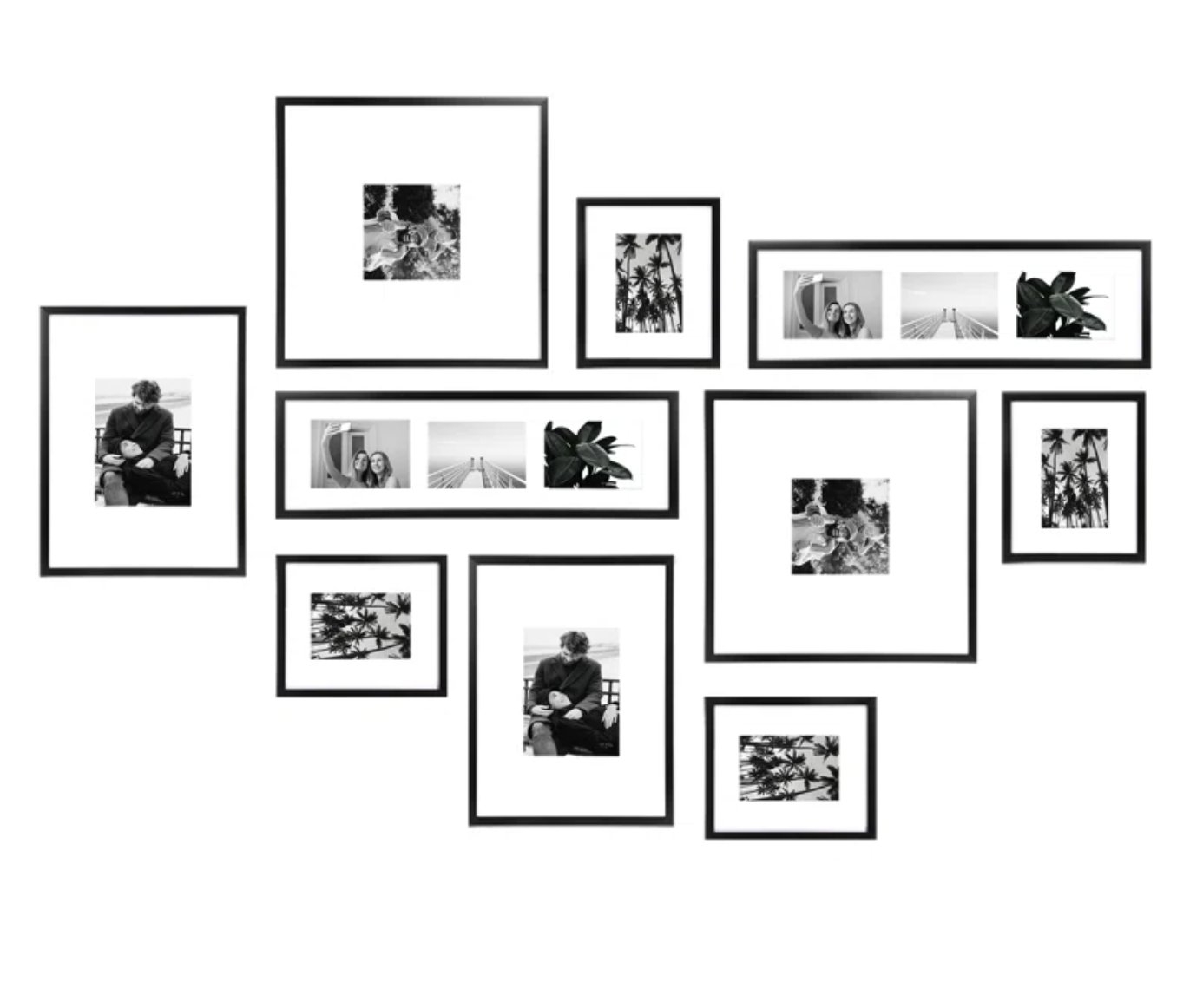 Shivangi 10 Piece Gallery Picture Frame Set - Image 1