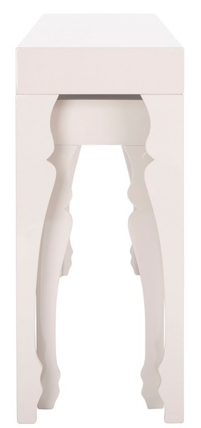 Beth French Leg Lacquer Stacking Console - Taupe - Safavieh - Image 3