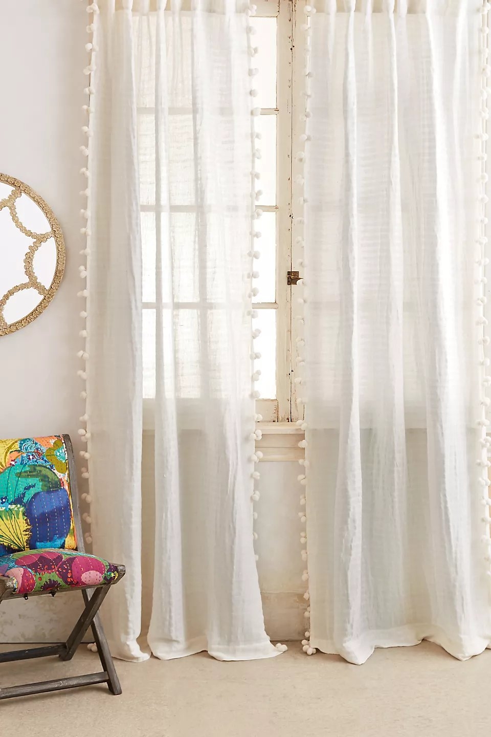 Pom Tassel Curtain - Image 2