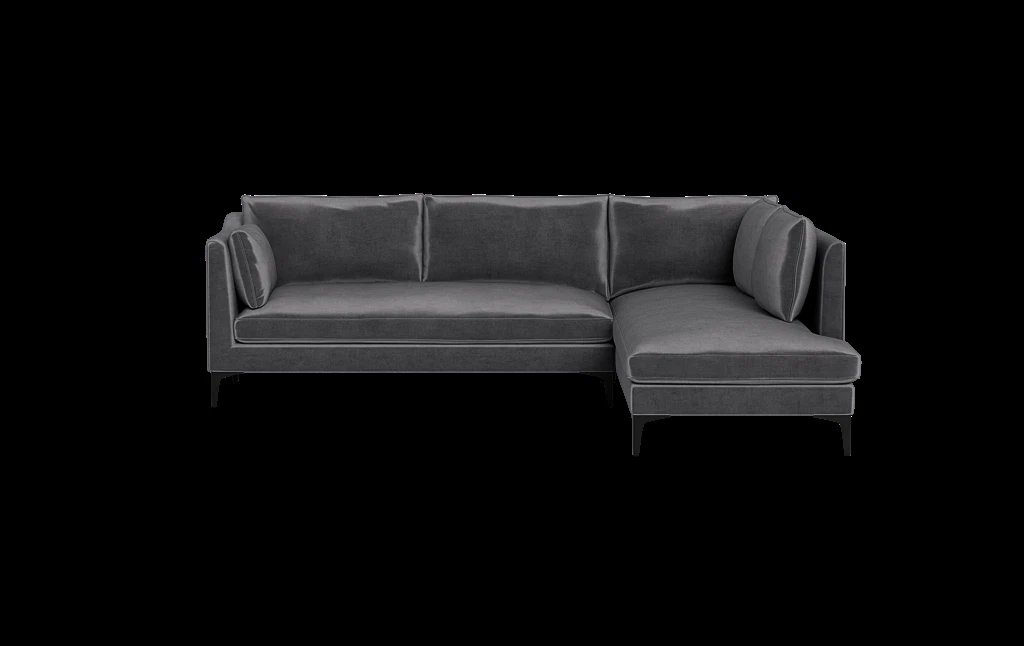 Caitlin 3-Seat  Bumper Sectional by The Everygirl® - Image 0