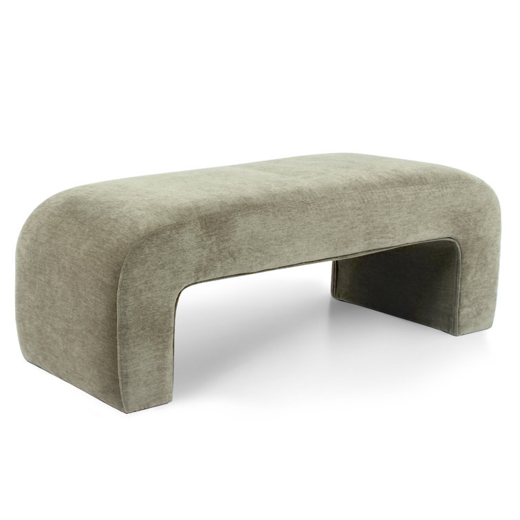 Tanaka Chenille Upholstered Bench - Image 1
