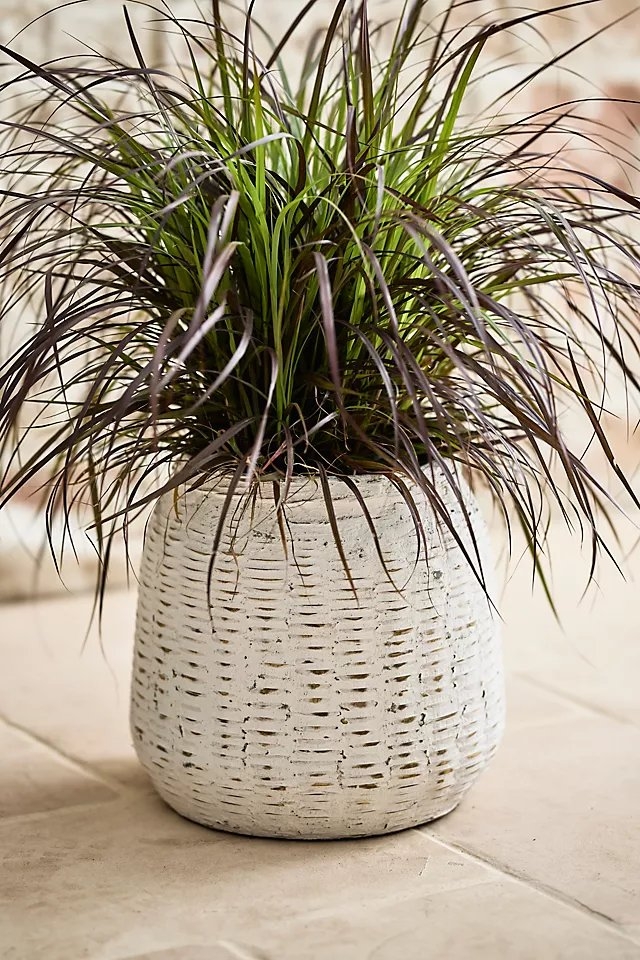 Bamboo + Fiber Jar Planter - Image 0