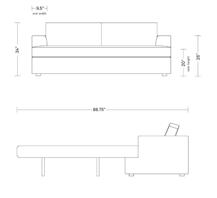Lee Sleeper Sofa - Image 6