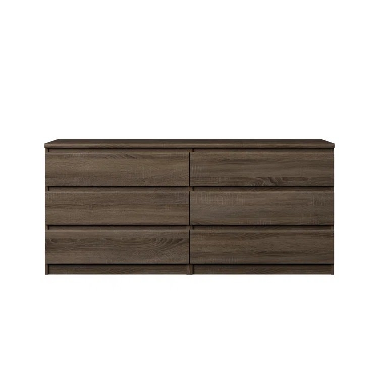 Kepner 6 Drawer Double Dresser - Truffle - Image 1